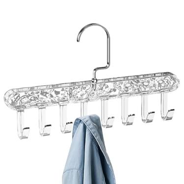 Imagem de Organizador De Cintos,Com Oito Ganchos Giratórios para Poupar Espaço - Cabide Robustos Porta-Cintos Para Organização - Roupas Camiseta Lenço Gravata Chapéu Touca Roupeiro Quarto Banheiro