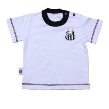 Imagem de Camiseta Bebê Santos Branca Oficial, P