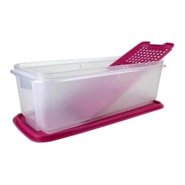 Imagem de Super Caixa Tupperware 4,3 Litros Com Grade Interna, Beijo