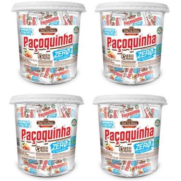 Imagem de Kit 4 Paçoca Zero DaColônia Zero Adição de Açúcar e Vegana