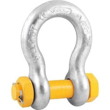 Imagem de Manilha Para Cabo De Aço 1.1/8 Curva Uso Industrial Galvani - Vonder