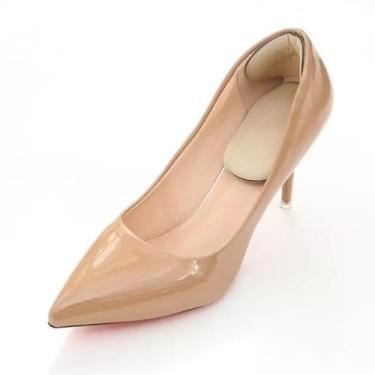 Imagem de Protetor Calcanhar Adesiva Revestido Conforto Preto 2 pares, 2 pares b