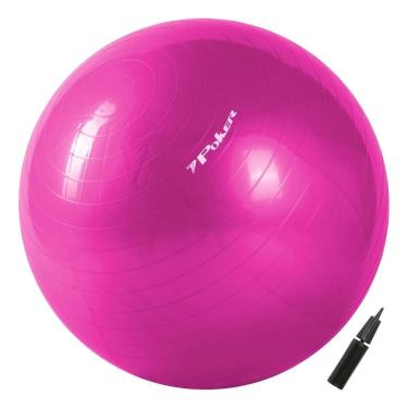 Imagem de Bola de Pilates Suiça Gym Ball com Bomba de Ar  75cm-Unissex