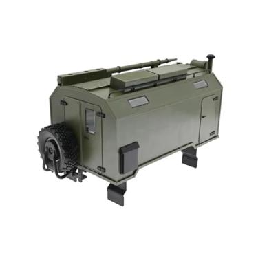 Imagem de Peças de carro RC compatíveis com LDRC para LD-P06 para Unimog para WPL B36 Upgrades Kit de porta-malas traseiro Kit de porta-malas de plástico RC Car Rear Trunk Kit