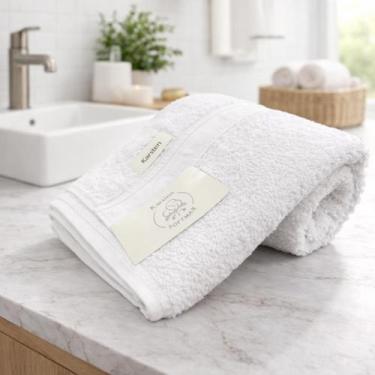Imagem de Toalha Banho Karsten Linea Algodão Macia Grossa Antipilling, BRANCO