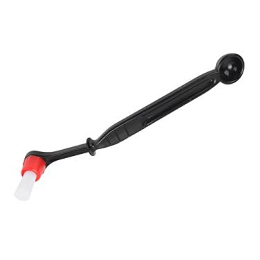 Imagem de aqxreight Escova de Limpeza Destacável para Máquina de café Semiautomática Com AlçA Curva para Máquina de café Escova de Grupo As Mãos Vermelhas Evitam que A água Evite A AlçA do Comprimento é A