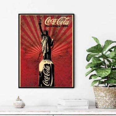 Imagem de Quadro Decorativo Coca-Cola Estátua Liberdade
