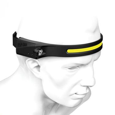 Imagem de Lanterna De Cabeça Sensor Movimento Presença Ajustavel Led