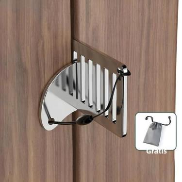 Imagem de Fechadura Portátil Antifurto De Aço Inoxidável Reforçada Para Casa, Ho