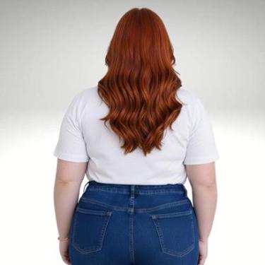 Imagem de Camiseta Feminina Plus Size Estampa Made In Brasil Brasileiridade-Feminino