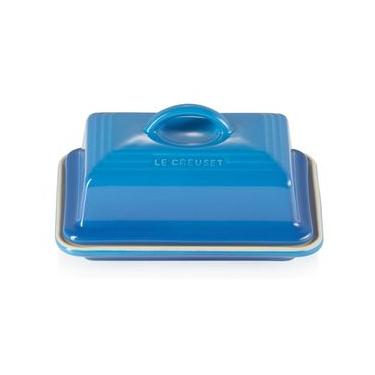 Imagem de MANTEIGUEIRA RETANGULAR LE CREUSET 17CM EM CERÂMICA AZUL MARSEILLE 70837172000000