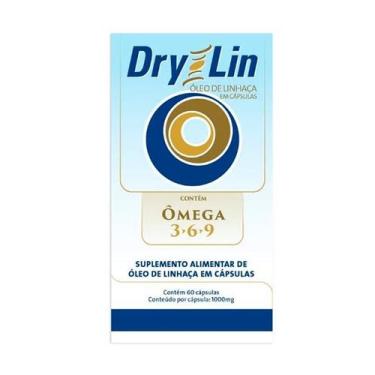 Imagem de Óleo de Linhaça 1000mg Dry Lin 60 Cápsulas Moles