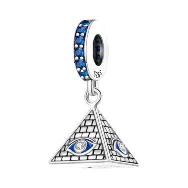 Imagem de Berloques De Prata 925 Olho Do Diabo Femininos Para Pulseiras Qikaola 