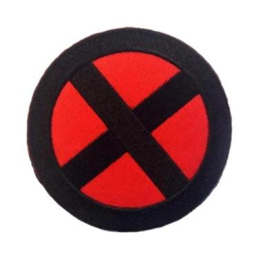 Imagem de Emblema Militar Clássico Do X-Men, Adesivo Tático Bordado Para Roupas 