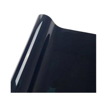Imagem de Filme Vinílico PET Preto Brilhante Ultra Gloss Autoadesivo Sem Bolhas 
