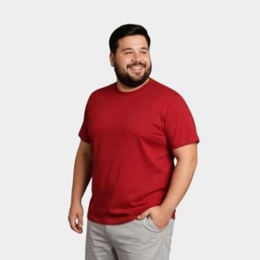 Imagem de Camiseta Masculina Plus Size 100% Algodão Tamanho Grande Especial Medson-Masculino