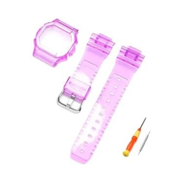 Imagem de Pulseira De Borracha Transparente À Prova d'Água Para Casio G-SHOCK G-