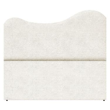 Imagem de Cabeceira Queen 160 cm Com Frame Selena Boucle Creme Artte