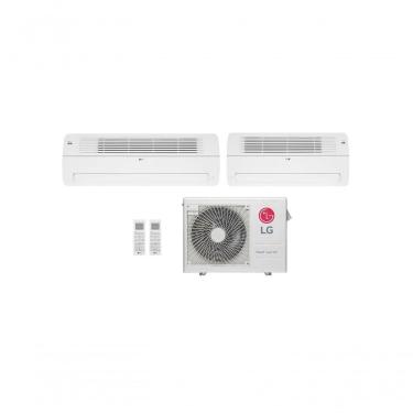 Imagem de Ar condicionado Multi Split Inverter 2 ambientes ( 1via 2X 12.000BTUS, 1X 18.000BTUs) Quente/Frio WiFi Integrado 220V