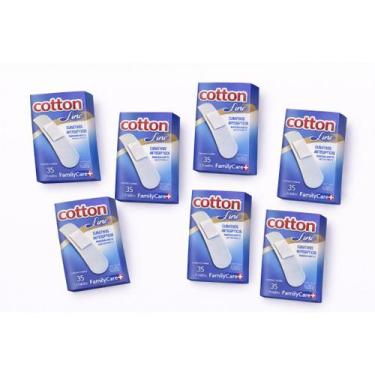 Imagem de Band-Aid Family Care Kit 7 Caixas 245 Curativos Cotton Line, TRASPART 