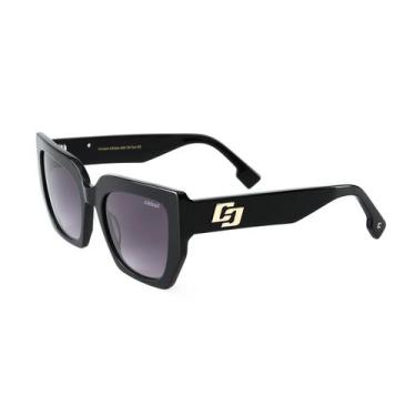 Imagem de Óculos Solar Colcci Vivian C0266a0233 Preto Brilho Lente Cinza Degradê