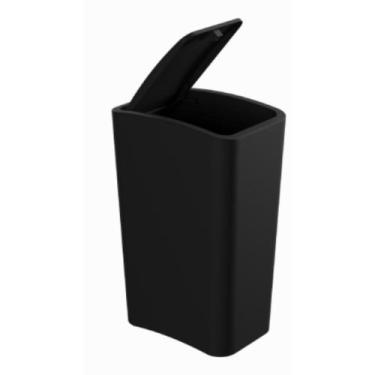 Imagem de Lixeira Cesto De Lixo Tampa Click Multiuso Banheiro Cozinha 8 Litros -