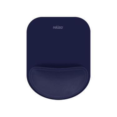 Imagem de Mousepad Ergônomico Reliza Compact - Base Antiderrapante - Apoio de Pu
