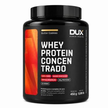 Imagem de Whey Protein Concentrado DUX 450g Sabor Butter Cookies Sabor:Butter Co