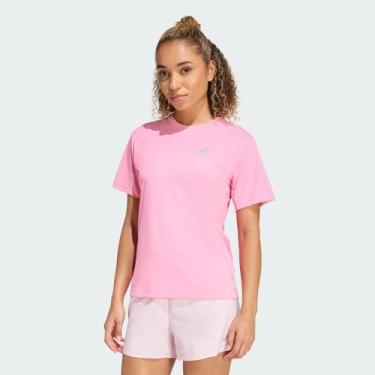 Imagem de Camiseta Adidas Run Ess Tee Feminina Rosa, M