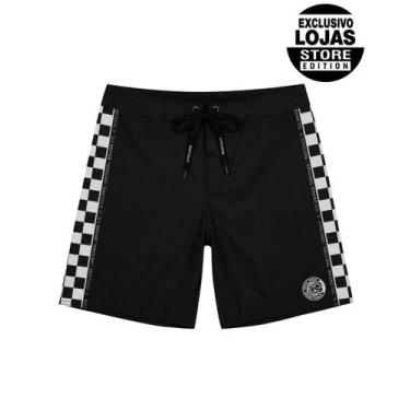 Imagem de (LANÇAMENTO) Bermuda Cyclone Água 17" Flex Surf Chess, Preto, 44