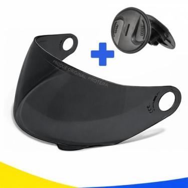 Imagem de Kit Viseira Fumê Capacete Pro Tork Liberty 4 5 New Liberty 4 R8 R8 Air
