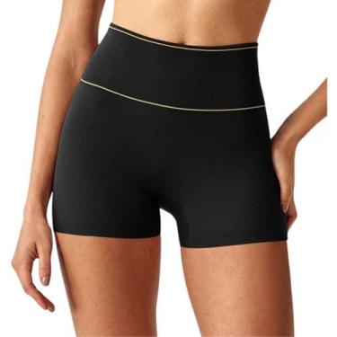 Imagem de Shorts Fitness Treino Feminino Canelado Conforto Seamless Hope Resort,