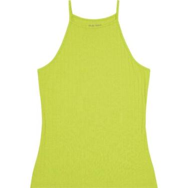 Imagem de Regata Alças Finas Malwee 1000068765 Feminina Canelada Viscose T. P/XG