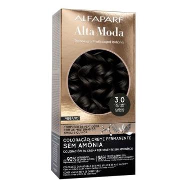Imagem de Coloração Creme Permanente Alfaparf Alta Moda Vegano Sem Amônia 3.0 Ca