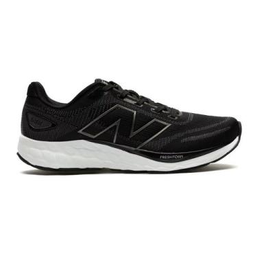 Imagem de Tênis New Balance Fresh Foam 680v8 Preto Masculino, 39
