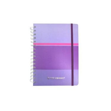 Imagem de Planner A5 - Capa Dura/Espiral/Bolsa Pasta/Adesivos Funcionais - Bee U