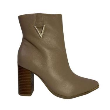 Imagem de Bota via marte salto bloco ref: 23000101 feminino, Toffe, 35