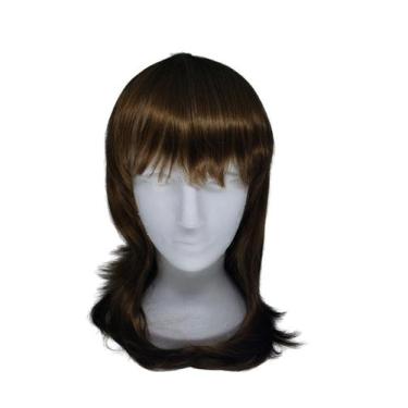 Imagem de Peruca Média Lisa 55cm cabelo orgânico - Lynx Produções artistica