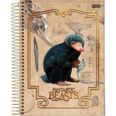 Imagem de Caderno Jandaia universitário fantastic beasts 160 folhas