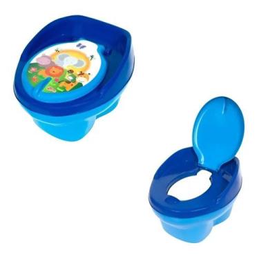 Imagem de Troninho Penico Infantil Bichinhos Styll Baby Cor Azul