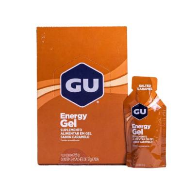 Imagem de Energy Gel - Caixa com 24 Unidades de 32g - GU, Caramelo Salgado