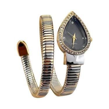 Imagem de Relógio Elegante Feminino com Design de Gota d'Água e Pulseira em Form