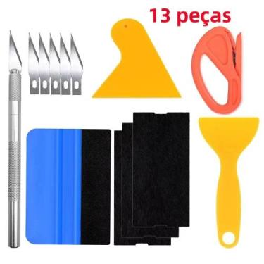 Imagem de Kit De Ferramentas Para Aplicação De Vinil: Pistola De Calor, Mini Ras