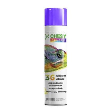 Imagem de KIT 3 Tintas Spray Chesy 400ml  Uso Geral secagem rápida várias cores 