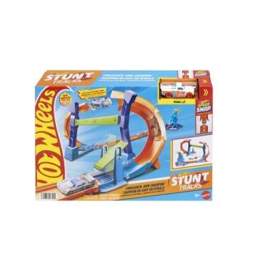 Imagem de Hot Wheels Stunt Tracks Campeonato de Salto Espiral GBF81
