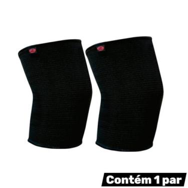 Imagem de Joelheira Realtex 0120  Suporte, Compressão e Conforto Cor:Pretotamanh