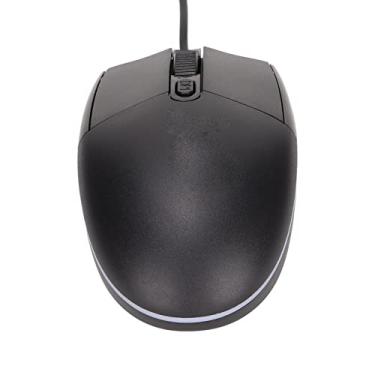 Imagem de Pokerty9 Mouse RGB 1600DPI ABS confortável Grip RGB Mouse para jogos para escritório doméstico