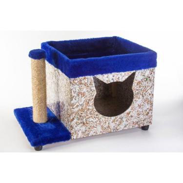 Imagem de Casa Casinha Cama Gato Com Poste Arranhador Luxo
