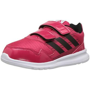 Imagem de adidas Originals Tênis feminino Altarun, rosa energético/preto/rubi mistério, Rosa energético/preto/rubi misterioso, 8 Infant