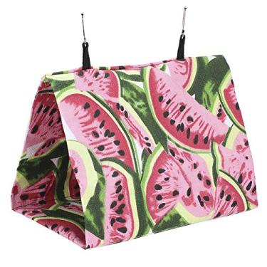 Imagem de Rede para animais de estimação, rede para pássaros de alta qualidade atraente com gancho para primavera verão(watermelon, large)